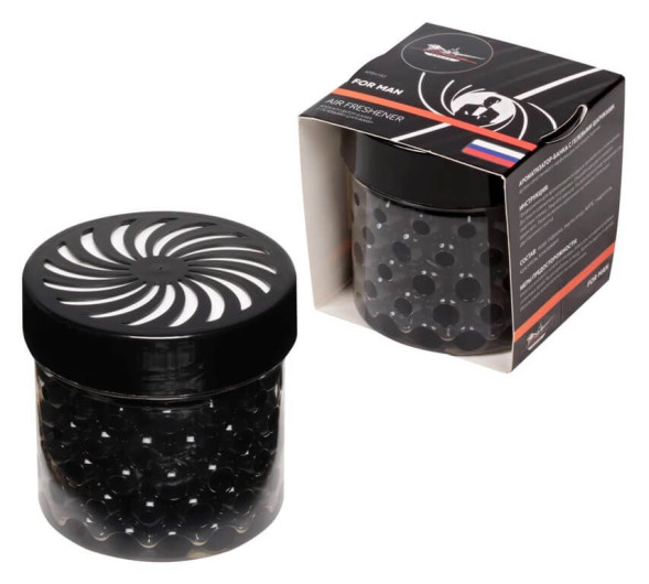 Ароматизатор-банка с гелевыми шариками for man (AFSH183)  AIRLINE