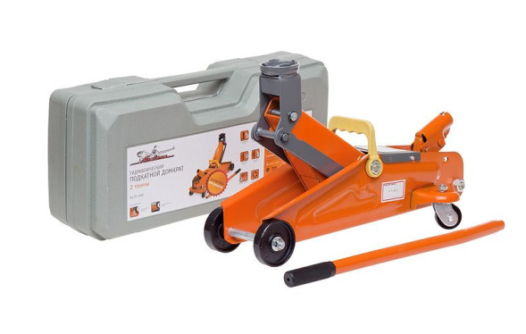 Домкрат подкатной  2т в сумке (MIN - 135 мм, MAX - 330 мм) (AJ-2F-330) AIRLINE