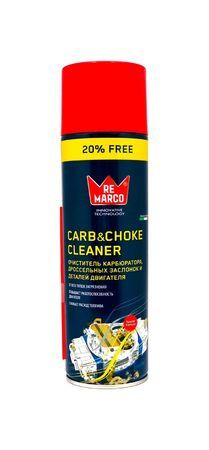 Очиститель карбюратора дроссельной заслонок и деталей двигателя, 500 мл Re Marco