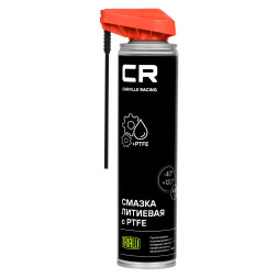 Смазка литиевая с PTFE, белая, аэро, расп 2в1, 400ml (G7400654) CARVILLE RACING