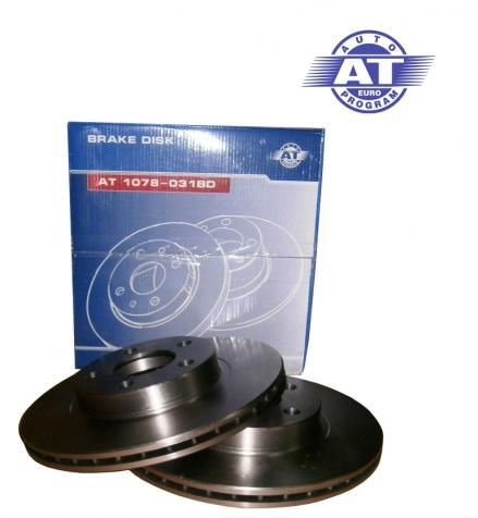 Диск тормозной передний ГАЗ 3110 (к-т 2шт.)  AT 1078-031BD