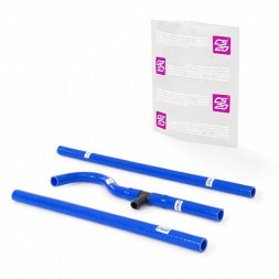 Патрубки отопителя ВАЗ-2112 16V силикон CS20 СИНИЙ к-т.4шт Profi