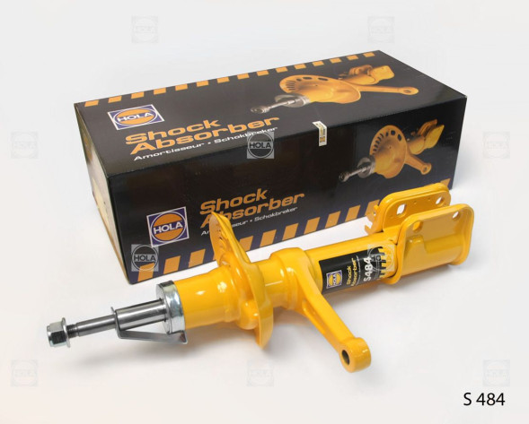 Стойка перед. амортизатора газ. LADA Kalina 1117-1119 правая, с бочкообразн.пруж HOLA S484