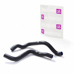 Патрубки радиатора ВАЗ-1118 8V с терм.21082 к-т.2шт верхний+нижний силикон CS20