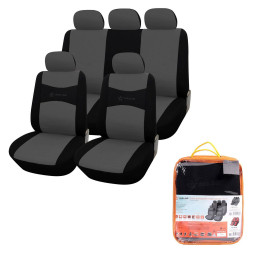 Чехлы для сидений универсал. "RS-2k", передн./задн. полиэстер, черн./сер. (ACS-PP-07) AIRLINE