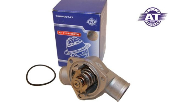Термостат ВАЗ 2112 крышка+элемент  AT 1118-400TH