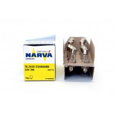 Лампа C3W 24V-3W (SW7x28/8) 17104 (Narva) (10шт)