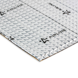 Шумоизоляция (вибро) "Base 2" (50*70 см), КС, 2 мм, фольга 60 мкм. КМП 0,16 (ADVI002) AIRLINE