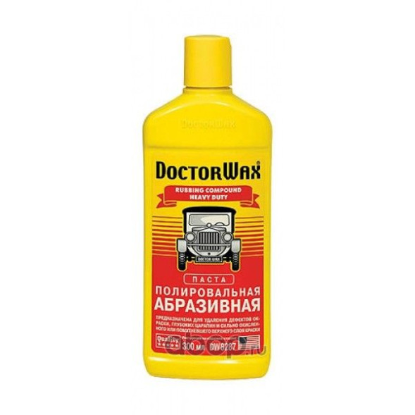 Полироль абразивная, паста подготовка (300мл) DW8287 Doctor Wax