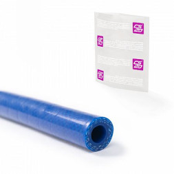 Шланг пароотводящий ВАЗ-1118 Калина D8.L470.мм 1шт силикон CS20 СИНИЙ