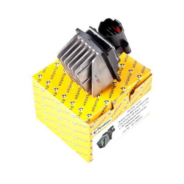 Резистор электровентилятора отопителя ВАЗ-2170 с кондиционером Panasonic (RK04016) РЕМКОМ