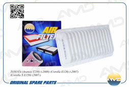 Фильтр воздушный 17801-22020/AMD.JFA113 TOYOTA (Avensis T250)(-2008)(Corolla E120)(-2007)