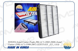 Фильтр воздушный 17801-50040/AMD.FA795 TOYOTA (Land Cruiser Prado J150)(3,0D)(2.7)(2009-)