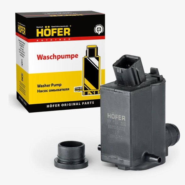 Насос омывателя Hyundai Solaris/ Kia Rio II-III (2 выхода) HF 744 089  HOFER