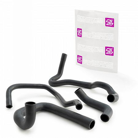 Патрубки радиатора LADA Largus 16V к-т.4шт резина EPDM CS20 Оригинал