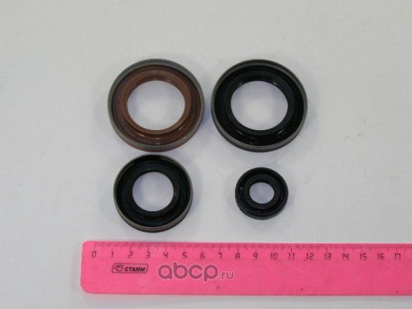 Сальники ВАЗ 2110 КПП (к-т 4 шт.) РЕМКОМПЛЕКТ 92Р БРТ