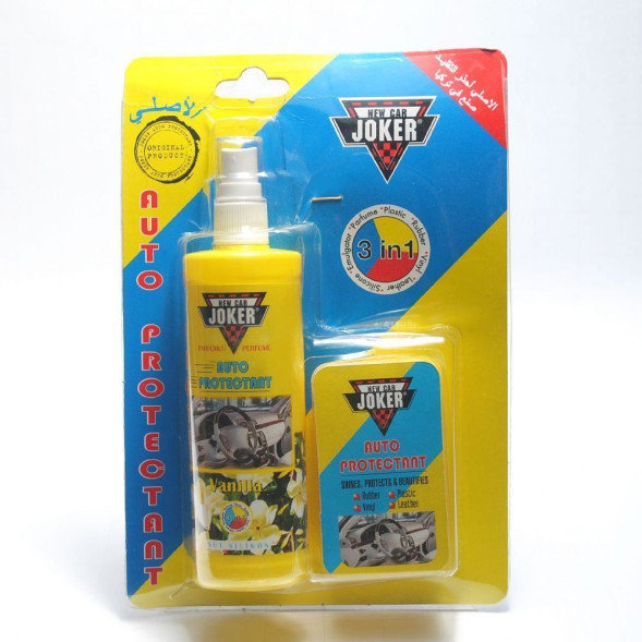 Полироль торпеды JOKER с губкой  250мл (Турция) Ваниль