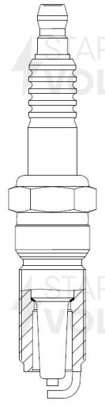 Свеча зажигания для а/м Kia K5 (21-) 2.5T-GDI/Hyundai Sonata (20-) 2.5i Ir+Pt (VSP 0812) СтартВОЛЬТ