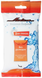 Салфетки влажные для стеклянных поверхностей (10 шт.) (AN-M-02) AIRLINE