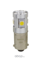 Лампа LED T4W 12V BA9s 360° SUPER WHITE МАЯК (2бл)12T8/SW11/2BL