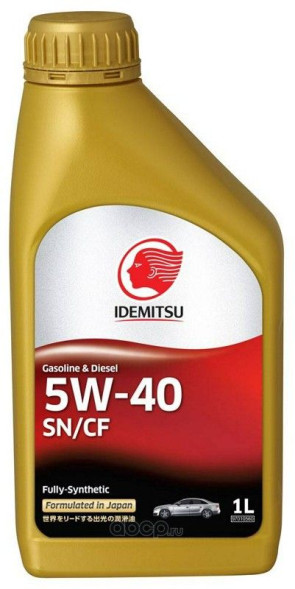 IDEMITSU 5W40 SN/GF 1 л. (синт) (пластик)