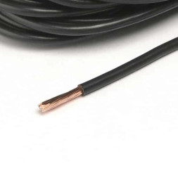 Провод монтажный (автомобильный) 1,5мм2, 100м черный (ПГВА) ДиаЛуч ПВ673-ЧД