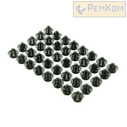 Пистон крепления обивки двери ВАЗ 2190 (черный) (компл. 40 шт.) (RK14029)