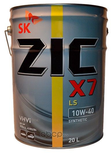 ZIC  X7  10W-40  LS API SN/CF 20 л синт.VW 502.00 / 505.00 MB 229.3 BMW Longlife-01 Renault-Nissan