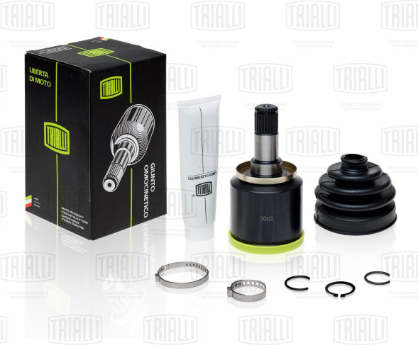 ШРУС внутр.  ВАЗ 2108 (шарик)  внеш 24, внутр 22 зубье (GO 423) TRIALLI