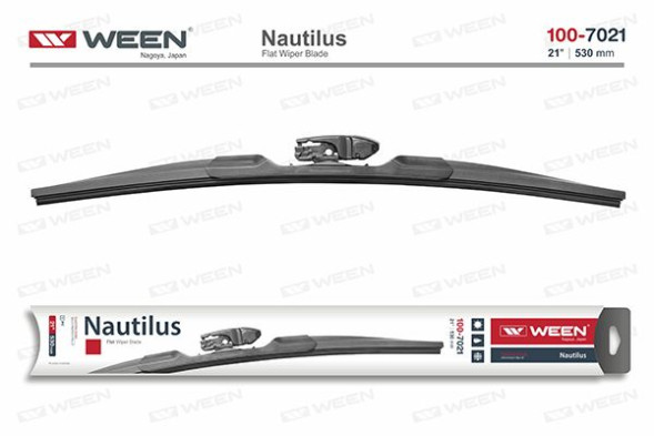 Щетка стеклоочистителя 21/530 Nautilus, бескаркасная, адаптер-трансформер WEEN 100-7021