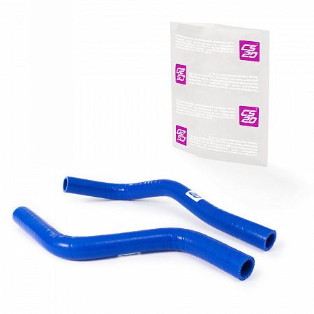 Патрубки отопителя LADA Largus 8V силикон СИНИЙ к-т.2шт CS20 Profi