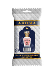 Салфетки влажные (маленькие) AROMA (жен) № 18 LA PETITE NOIRE