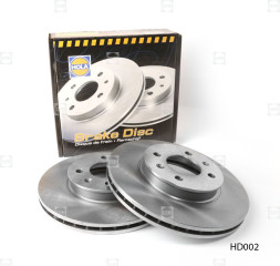 Диск тормозной перед.KIA RioII, HYUNDAI Accent III, i20, (к-т 2шт) HOLA HD002