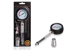 Компрессометр Дизельный (топл. cист. Bosch), манометр в резиновом чехле,(AT-CM-07) AIRLINE