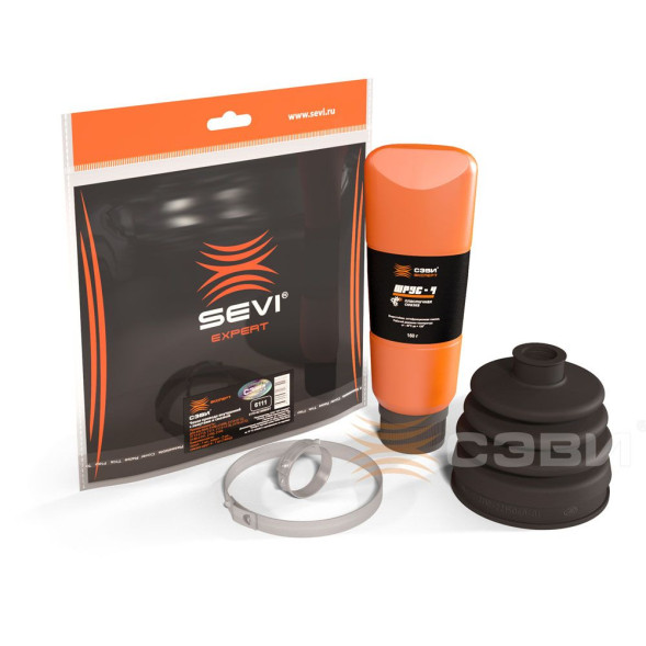 Чехол привода внутренний с хомутами и смазкой для а/м ВАЗ 2108-2190 СЭВИ-ЭКСПЕРТ 6111 (18шт)