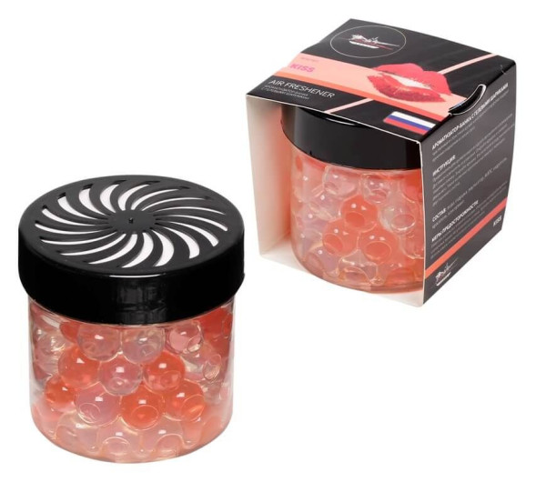 Ароматизатор-банка с гелевыми шариками kiss (AFSH181)  AIRLINE