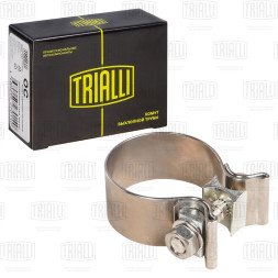 Хомут глушителя ленточный D=57 мм (нерж. сталь 304 SS) (OC 57 SS) TRIALLI