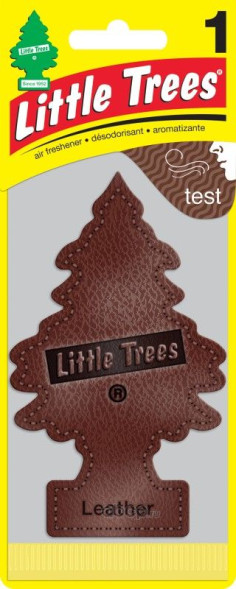 Ароматизатор LITTLE TREES елочка сухой Leather