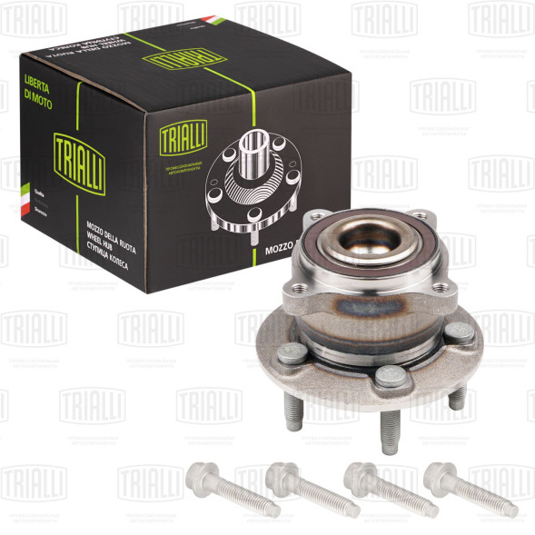 Ступица задн. в сборе с подшип.  Chevrolet Cruze (09-) R-15 ABS (5x105)кмпл:болт4шт MR 0563 TRIALLI