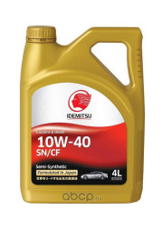 IDEMITSU 10W40 Semi Synthetic API SN/CF 4 л. (п/синт)