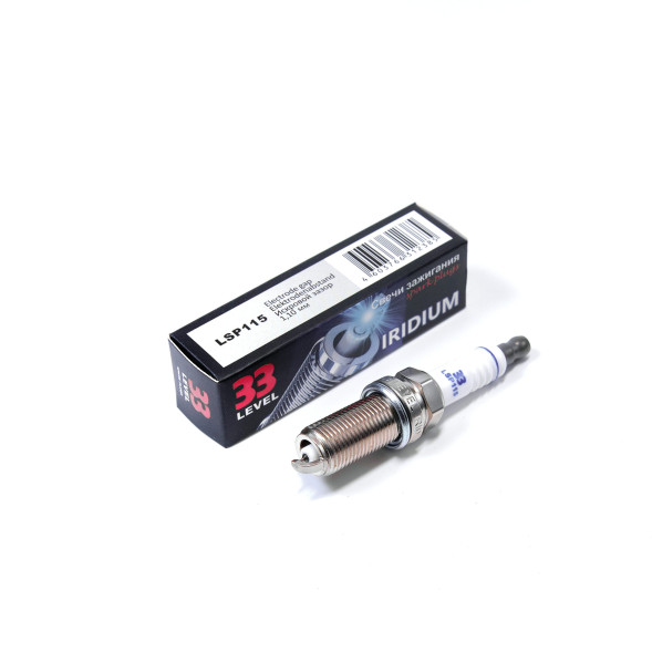Свеча зажигания LSP115 - NISSAN,PEUGEOT,TOYOTA,HYUNDAI,KIA,Ir.(LFR5AIX-11) (1шт) 33 LEVEL