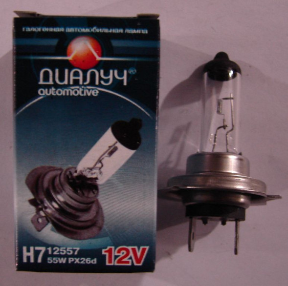 Лампа H7 12V 55W PX26d ДиаЛУЧ 12557