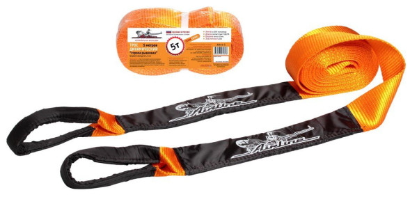 Трос динамический 5 т, 5 м (стропа рывковая) (ATR-D-5) AIRLINE