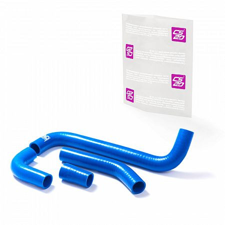 Патрубки радиатора ВАЗ-2105-07 (алюмин.) 4шт. CS20 силикон