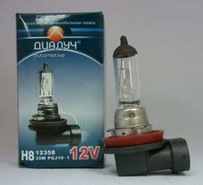 Лампа H8 12V 35W PGJ19-1 ДиаЛУЧ 12358