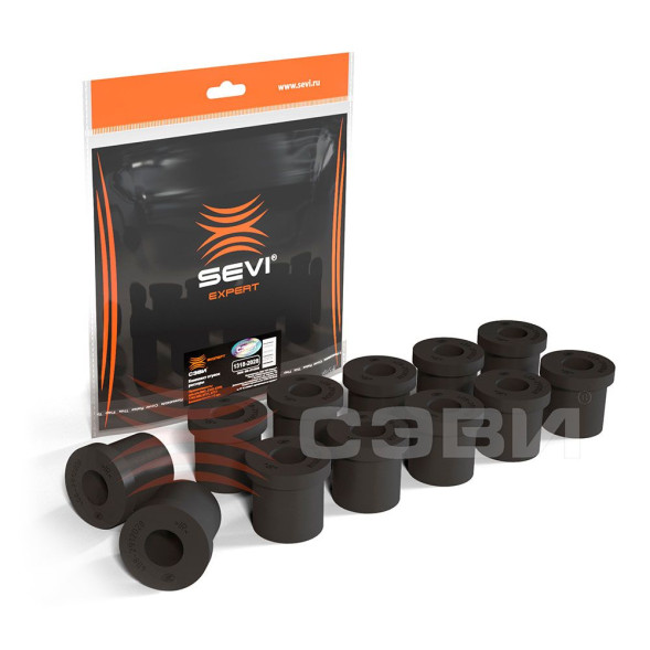 Комплект втулок рессоры для а/м ВИС: 2345,1705,2347; ИЖ: 2711,2717 СЭВИ-ЭКСПЕРТ 1318-2028 (15шт)