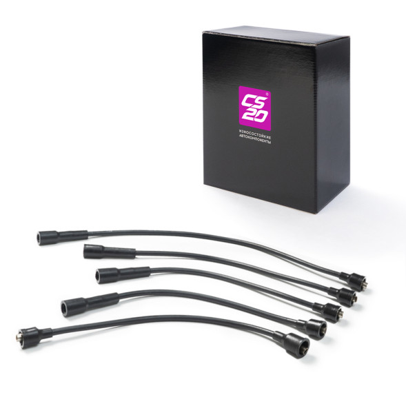 Высоковольтные провода ГАЗ ЗМЗ-402 к-т.5шт в коробке CS20