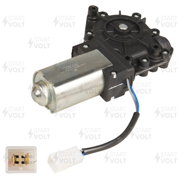 Моторедуктор стеклоподъемника правый  ВАЗ 2109/2110-2112/2113-2115 (тип КЗАЭ) (VWR 0304)