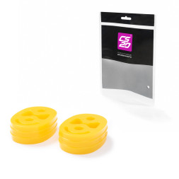 Подушка глушителя ГАЗ-3302 к-т.2шт полиуретан ЖЕЛТЫЙ Comfort CS20