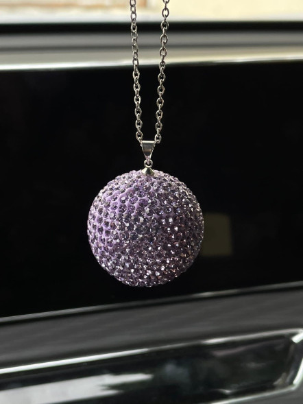 Подвеска диско-шар сиреневый ВХ-506